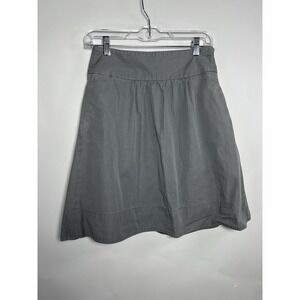 J Crew Womens Grey A-Line Skirt‎ Size 4 Mini Short Flare Cotton Casual Cute